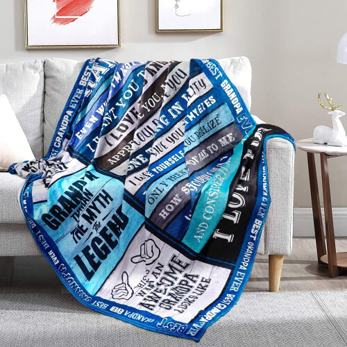 Kuschelige Opa-Decke – 127 x 152 cm, Vatertags- oder Geburtstagsgeschenk 1