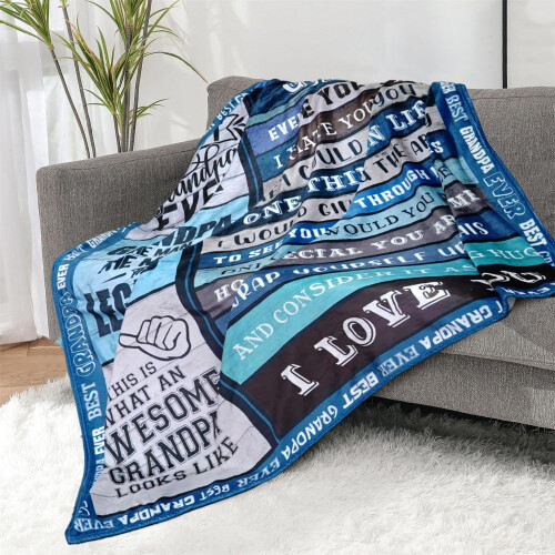 Kuschelige Opa-Decke – 127 x 152 cm, Vatertags- oder Geburtstagsgeschenk 2