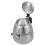 Kitchen Water Kettle Silver 1.5L Round Bottom Spout 4