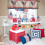 Independence Day Valance Curtains Red Stripe Star Eagle 5