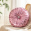 Round Pumpkin Throw Pillow European Style Soft Spandex 6