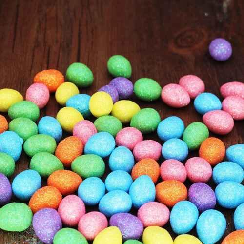 Foam Easter Eggs Colorful Mini Craft Decorations 140-160 pcs 2