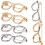 Eyeglass Lapel Pin Alloy Set 6 Pieces 3