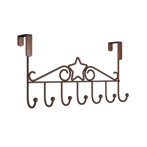 Door-Mount Hooks for Hanging Shelves and Clothes Storage 2