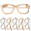 Eyeglass Lapel Pin Alloy Set 6 Pieces 8