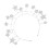 Silver Star Tiara Crown for Weddings 1 Pack 4