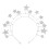 Silver Star Tiara Crown for Weddings 1 Pack 5