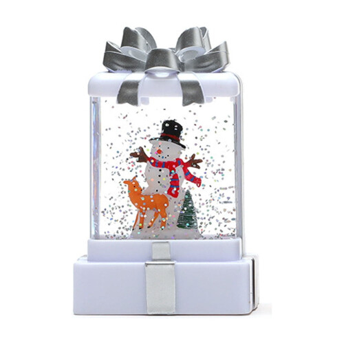 Christmas Snow Globe Night Light White 1