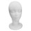 Foam Wig Stand Female Tall White Model Head 2