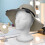 Foam Wig Stand Female Tall White Model Head 8