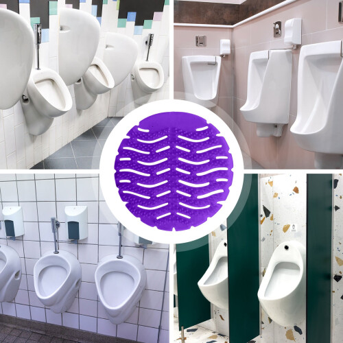 Urinal Screen Deodorizer Purple 10 Pcs 1