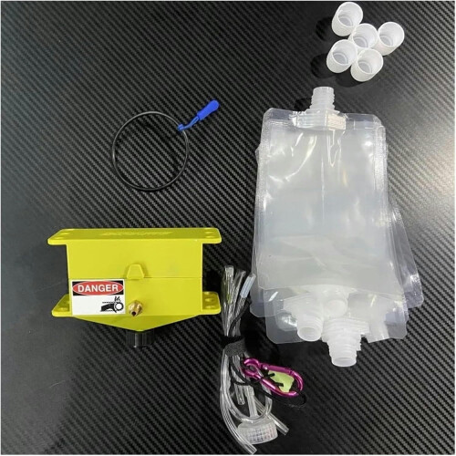 Motorcycle Chain Cleaning Brush Kit Yellow Compatible with 2
