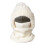 Women's Windproof Thermal Beanie Hat 3-in-1 Set White 2