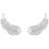 Feather Stud Earrings 925 Sterling Silver 4