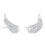 Feather Stud Earrings 925 Sterling Silver 3