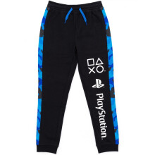 (13-14 Years, Black/Blue/White) Playstation Boys Camo Jogging Bottoms