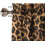 Cheetah Print Valance Curtain Brown Leopard 54x18 inch 6