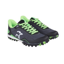 (1 UK, Black/Lime) Kookaburra Childrens/Kids 2024 Orbit Hockey Shoes