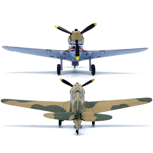 P40 Fighter Model Airplane 1:72 Scale with Display Stand 1