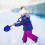 Kids' Snow Shovel Kit Plastic 15.7 Inch 6