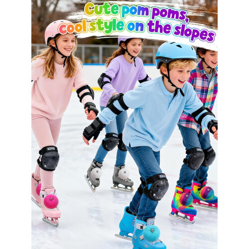 Fluffy Pom Poms for Roller Skates 5 Pairs 1