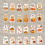 Thanksgiving Gift Tags Pumpkin Maple Theme 60 Pcs 4