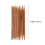 Wood Knitting Needles Double Pointed Set 75pcs 2