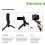 NICEXMAS portable phone tripod bracket black 2