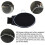 Car Seat Cushion Rotating 360 Degrees Black 3