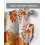 Burnt Orange Pumpkin Valance Rustic Linen 54"x18" 5