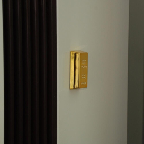 Gold Brick Resin Fridge Magnet 1 Piece 2