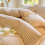 Gingham Duvet Cover Set Full Size Brown Plaid Bedding with 5