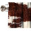 Cowhide Animal Kitchen Curtain Valance Brown White 1 Panel 4