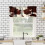 Cowhide Animal Kitchen Valance Vintage Brown White Print 3