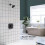 Black Shower Handle Valve T2471BL Stainless Steel 2