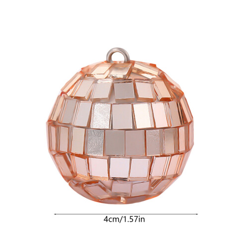 Gold Mirror Ball Shatterproof 1.6 Inch 2