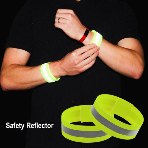 Dacron Reflective Arm Bands Adjustable for Night Running 1