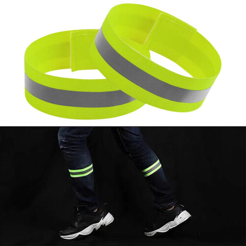 Dacron Reflective Arm Bands Adjustable for Night Running 2