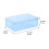 Clear Stackable Shoe Boxes with Latching Lids Blue 6