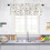 Kitchen Curtains Valance Rod Pocket 54x18 Inch Simple 6
