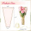 White Flower Bags Clear Front Plastic Sleeves with Ribbons 7