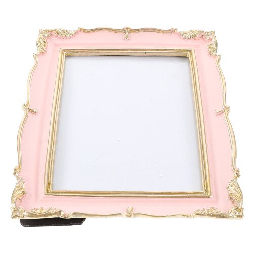 Photo Frame Pink Resin Decorative 1 Piece 2