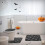 Halloween spider bath rug set black retro horror non-slip 6