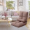 Folding Sofa Bed with Back Support for Small Spaces 4