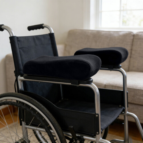Wheelchair Armrest Covers Soft Memory Foam 2 Pack 1