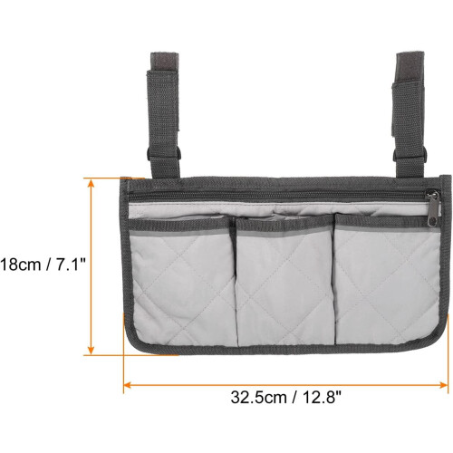 Walker Bag with 3 Open Pockets Large Capacity for 1