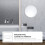 Suction Cup Magnifying Mirror for Bathroom 10X 6