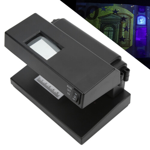 UV Counterfeit Bill Detector 110V Desktop with Watermark 2