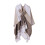 Women's Khaki Shawl Wrap Poncho Cape Sweater Open Front 2