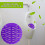 Urinal Screen Deodorizer Purple 10 Pcs 4